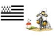 Mam Goudige et drapeau breton