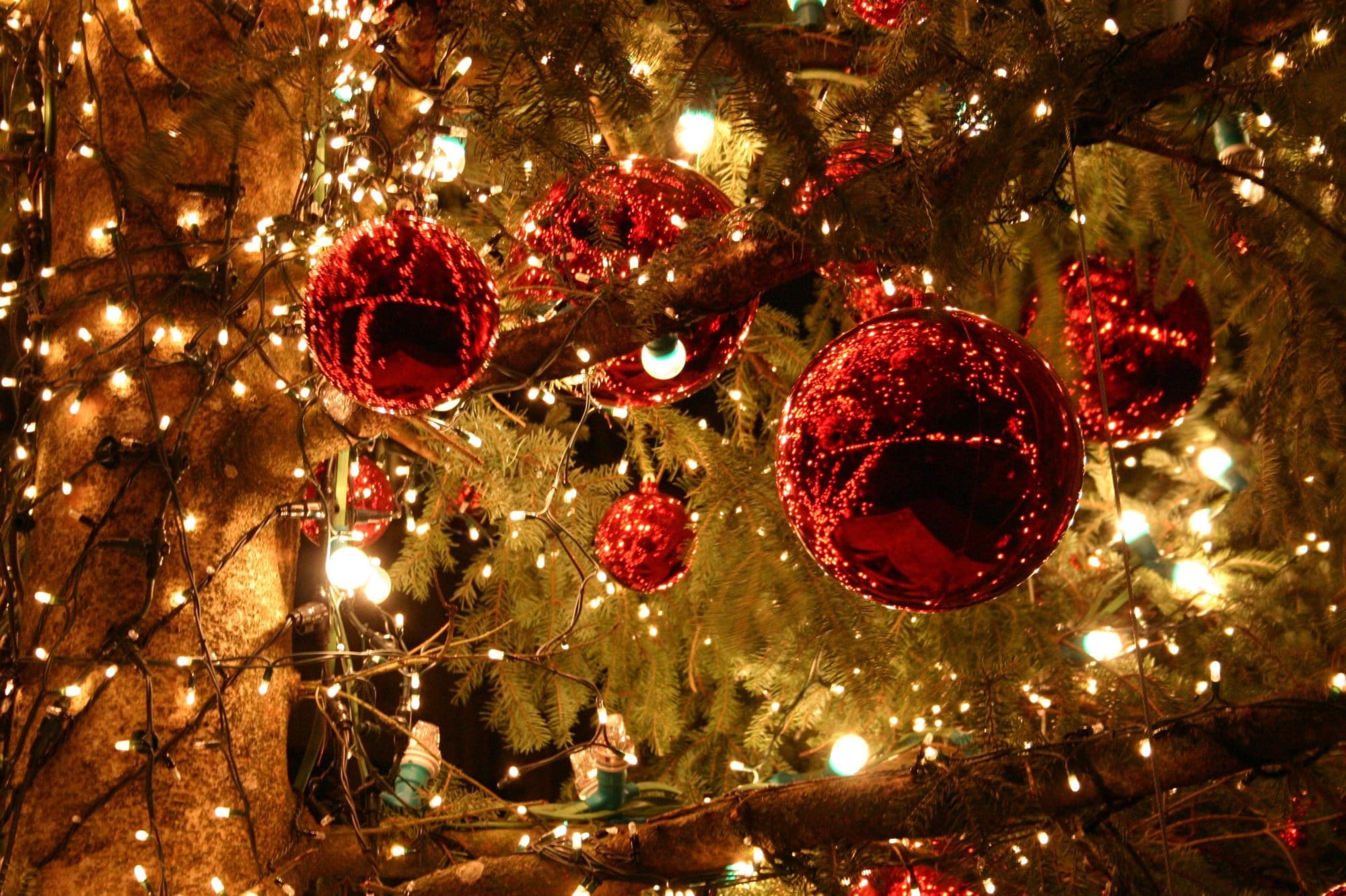 Sapin et décorations de Noël
